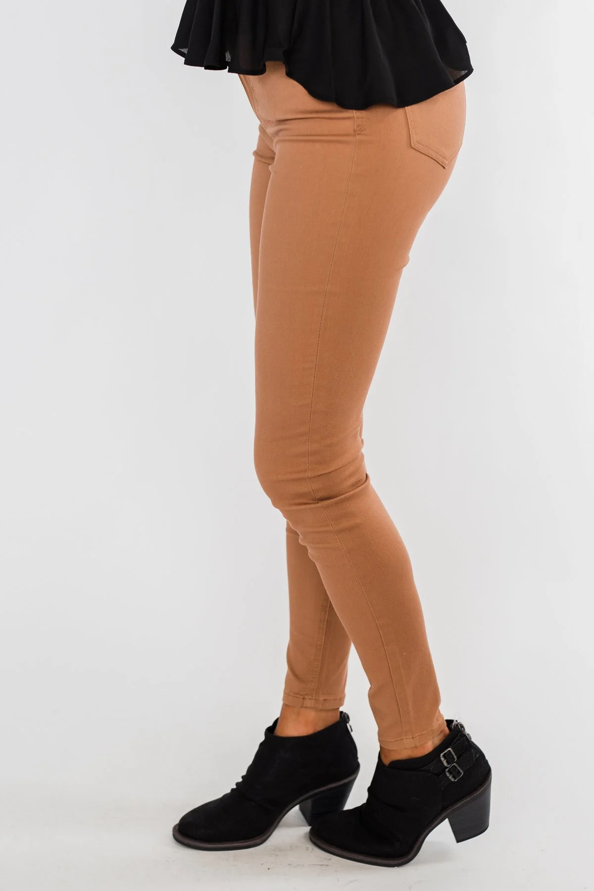 Celebrity Pink Ankle Skinny Jeans- Clay - Image 7