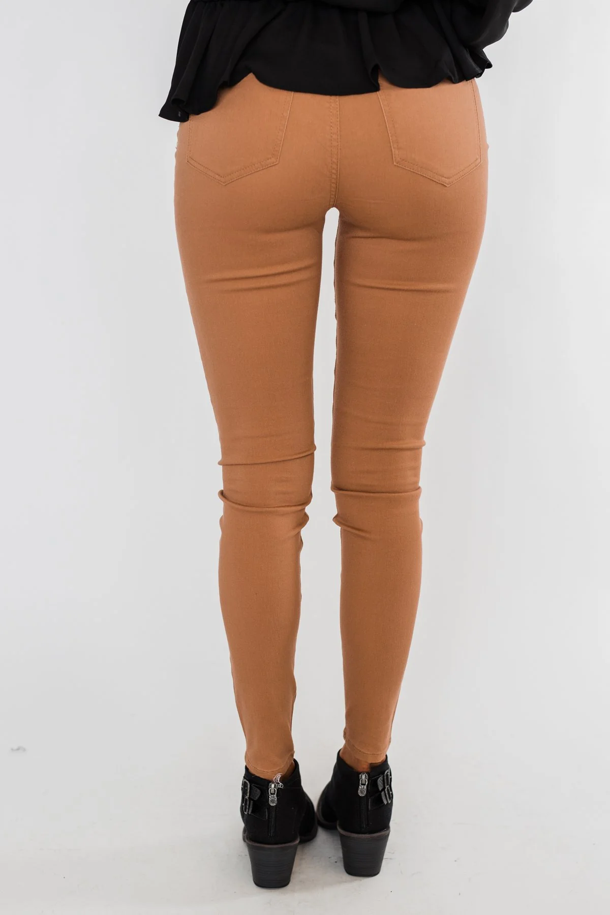 Celebrity Pink Ankle Skinny Jeans- Clay - Image 9