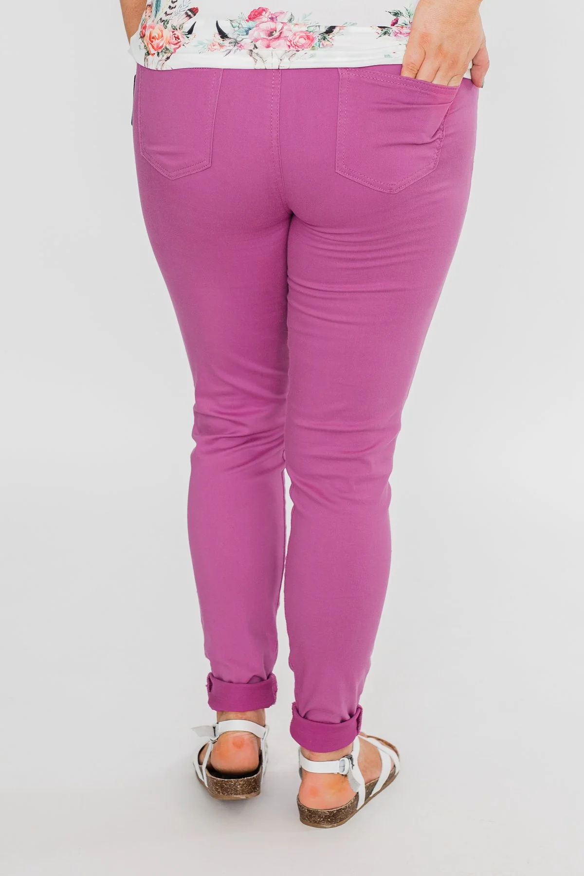 Celebrity Pink Skinny Jeans- Orchid - Image 12