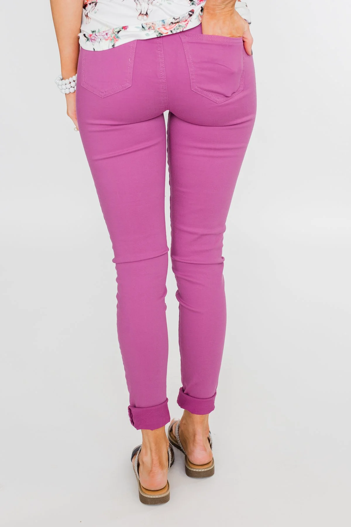 Celebrity Pink Skinny Jeans- Orchid - Image 7