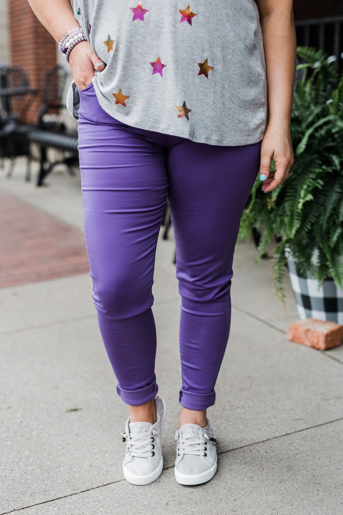 Celebrity Pink Skinny Jeans- Ultra Violet - Image 9