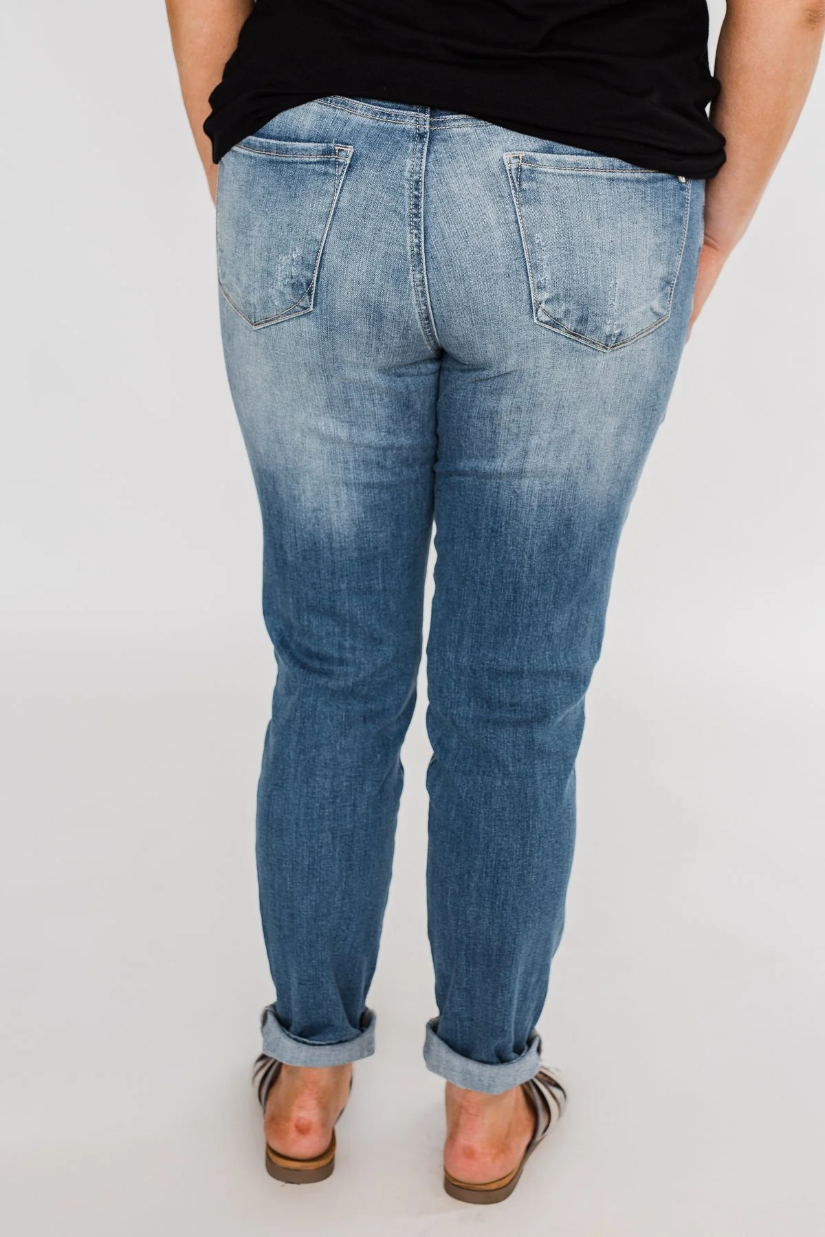 C'est Toi Distressed Skinny Jeans- Amanda Wash - Image 12