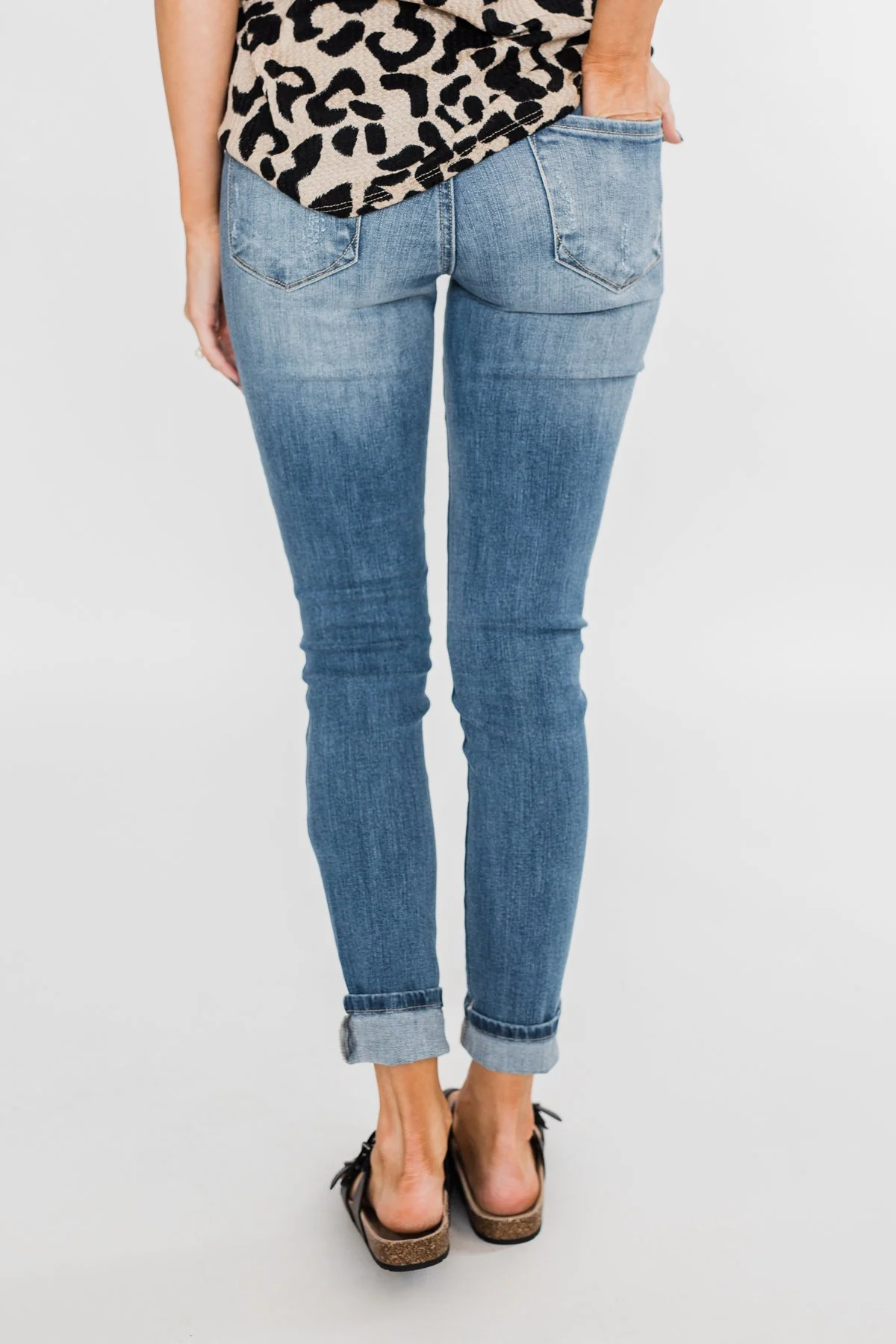 C'est Toi Distressed Skinny Jeans- Amanda Wash - Image 13