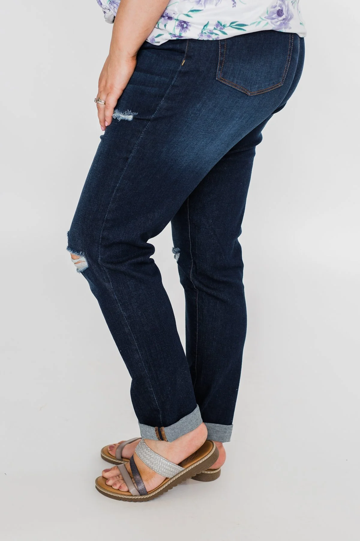 C'est Toi Distressed Skinny Jeans- Natasha Wash - Image 8