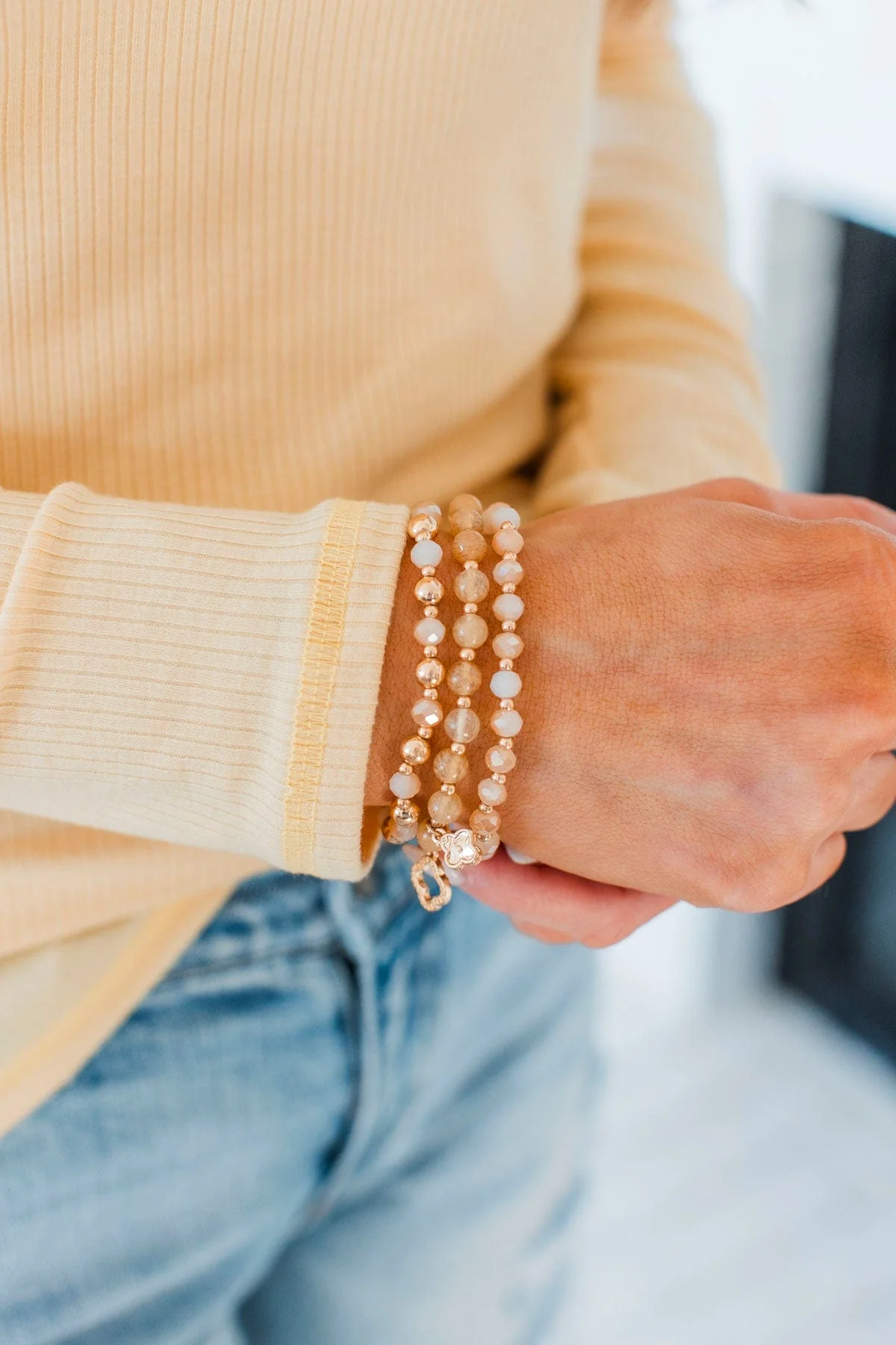 Chance To Shine Bracelet Set- Natural