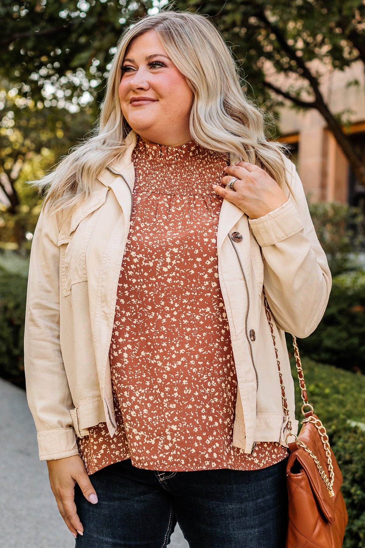 Change The World Lightweight Jacket- Cream - Image 6