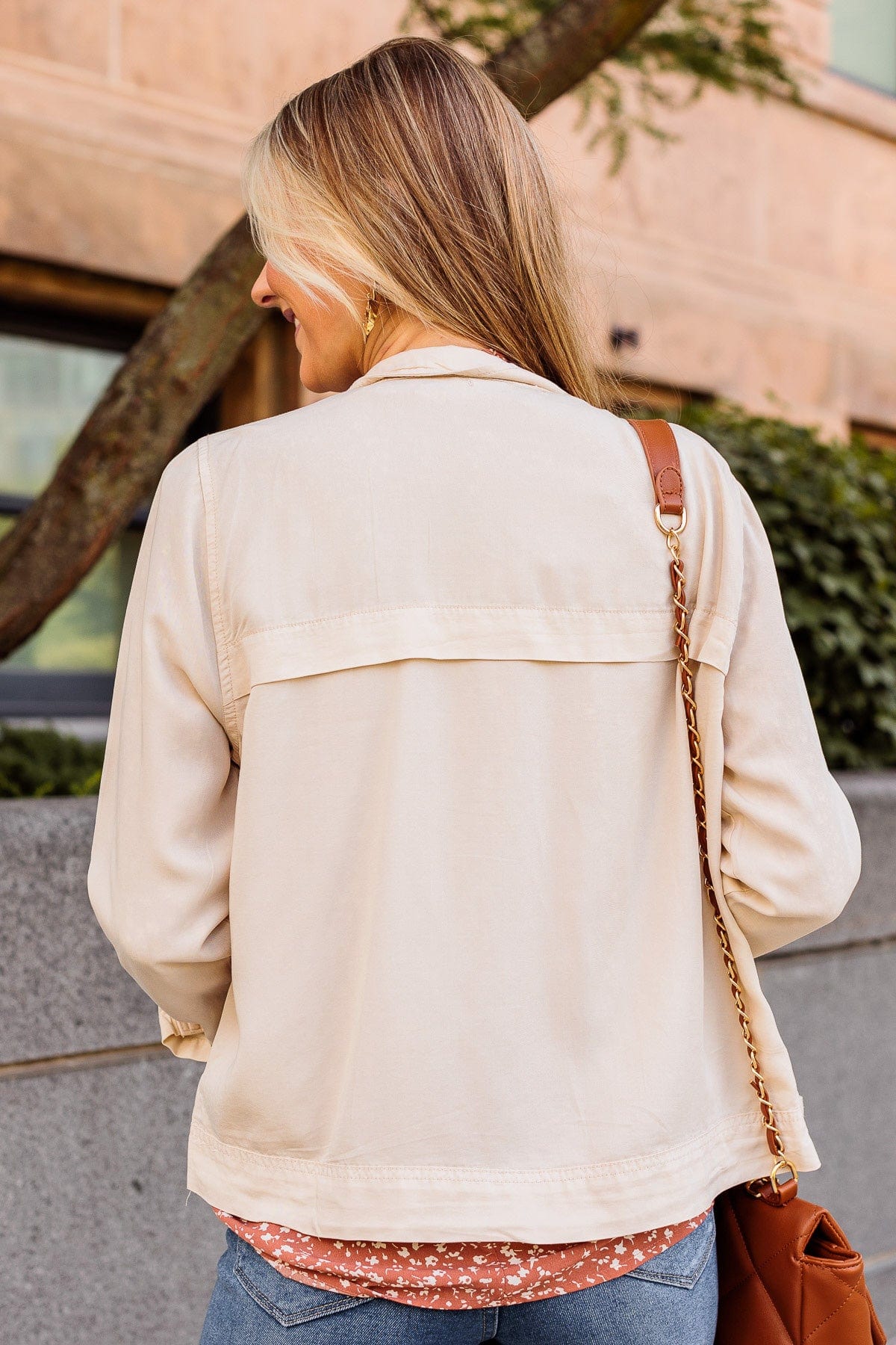 Change The World Lightweight Jacket- Cream - Image 9