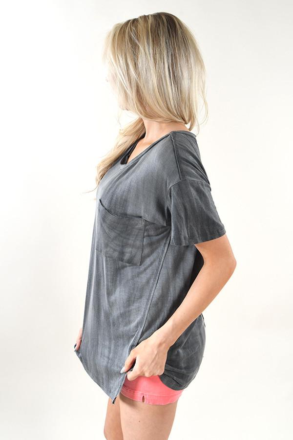 Charcoal Pocket Top - Image 6