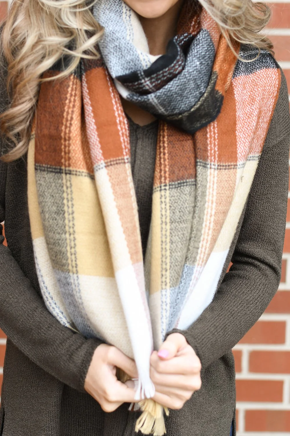Chocolate & Caramel Table Runner Scarf