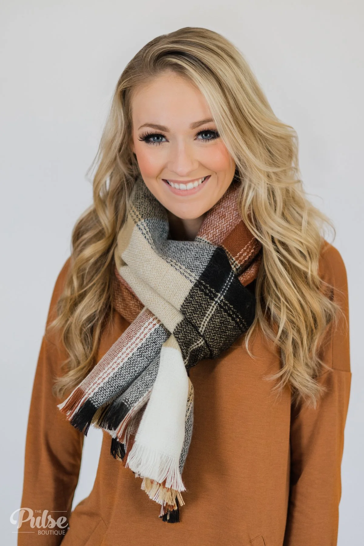 Chocolate & Caramel Table Runner Scarf - Image 2