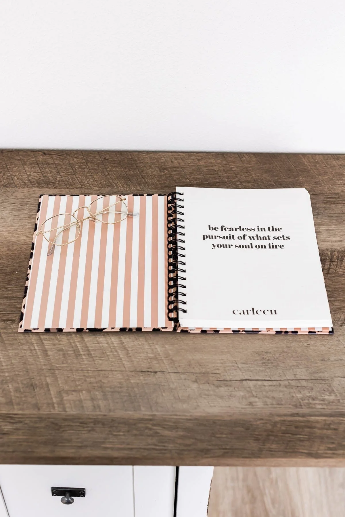 Classic Lined Journal Notebook - Leopard Print - Image 4