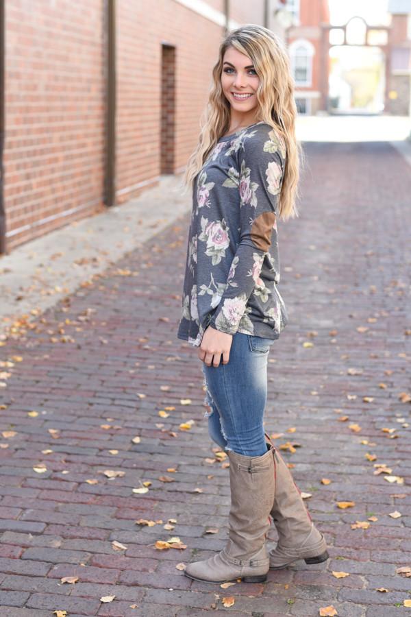 Close Encounter Floral Tunic Top - Image 2
