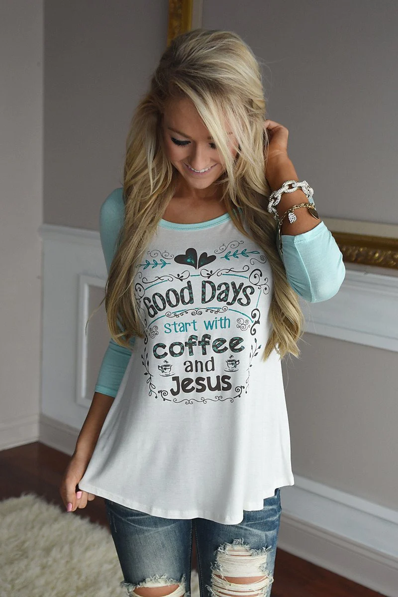 Coffee & Jesus Tee - Image 2