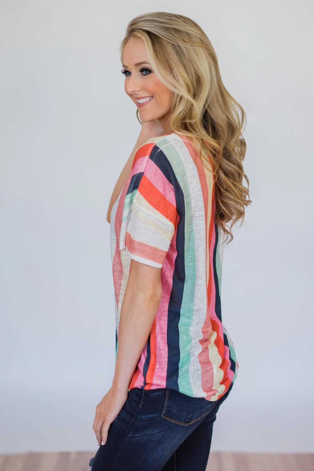 Color Happy Tie Top - Image 5