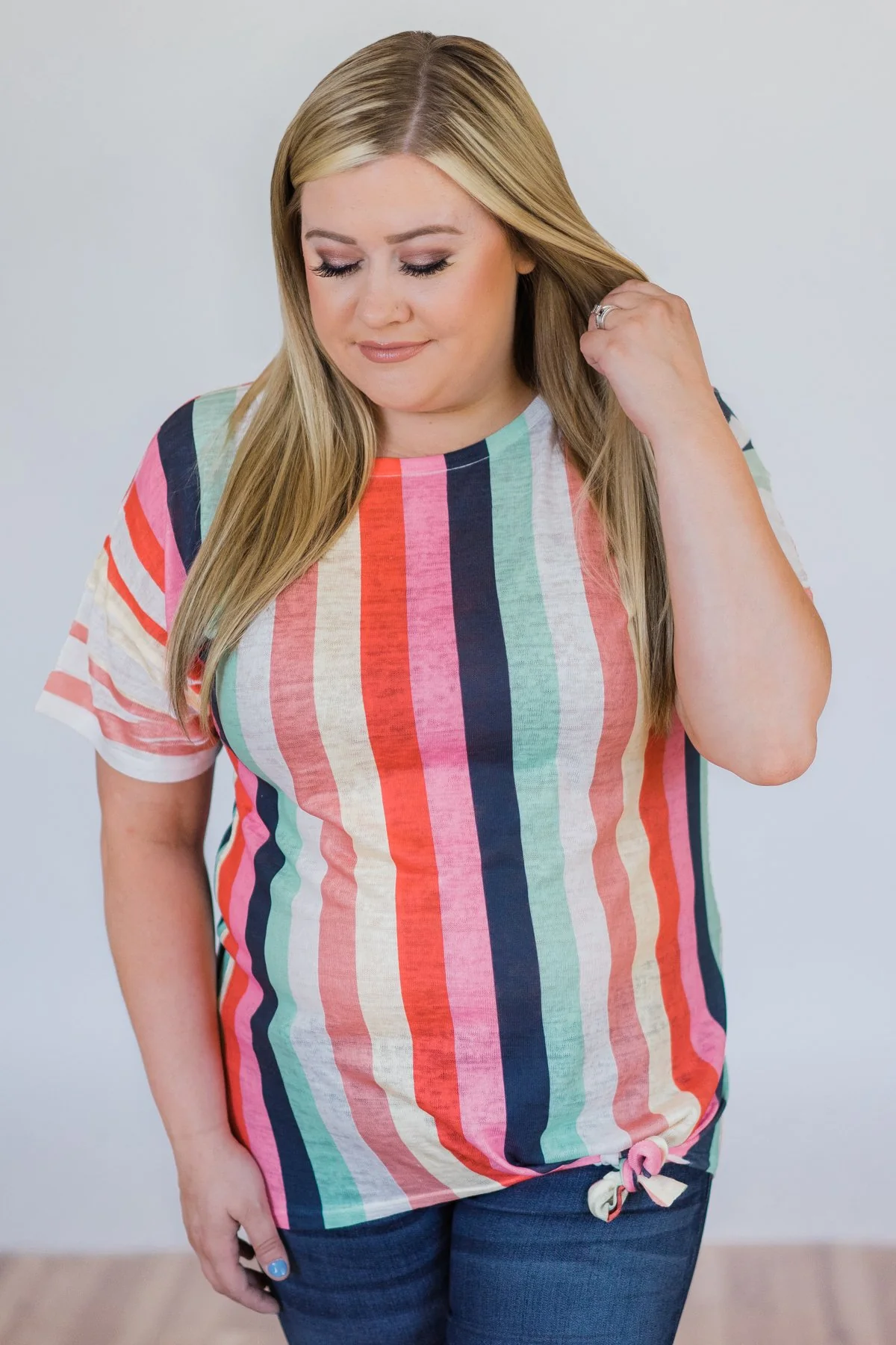 Color Happy Tie Top - Image 9