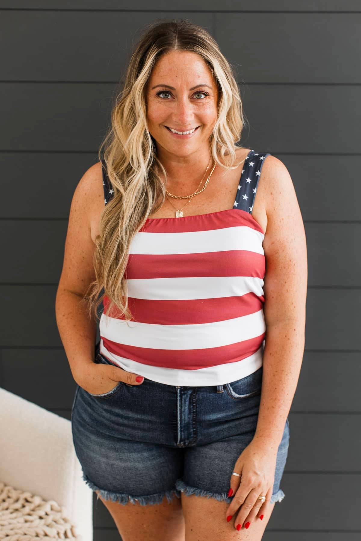 Colors That Unite Us Tank Top- American Flag - Image 4