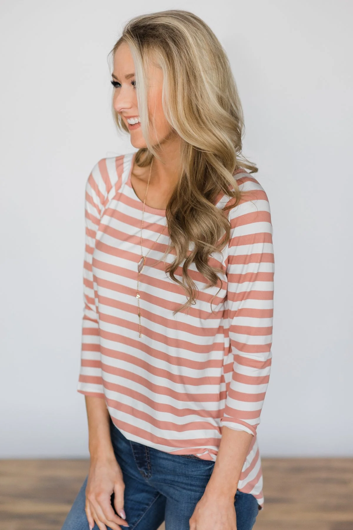 Comes Naturally Striped Top - Image 5