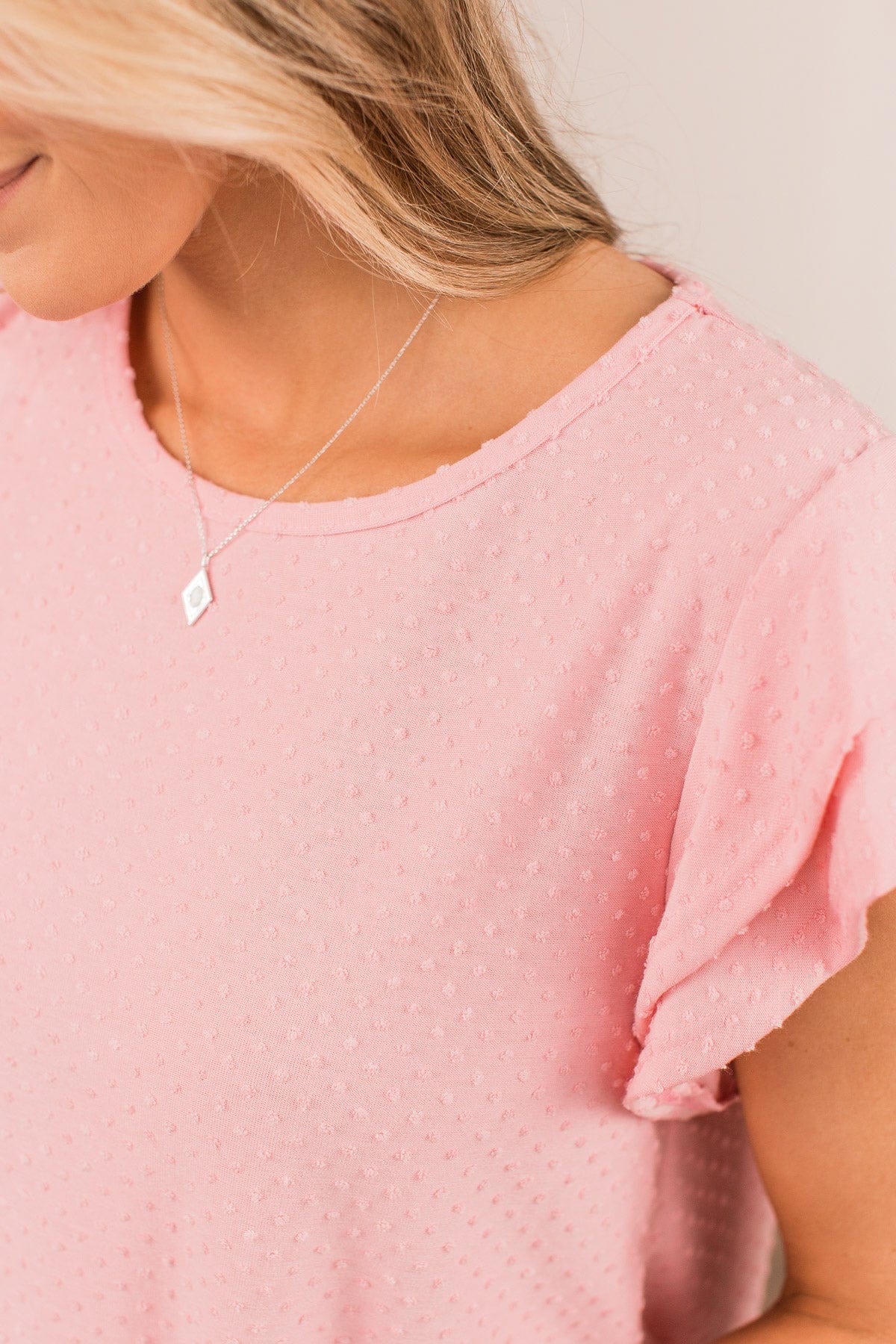 Comfortable In My Own Skin Top- Pink - Image 4
