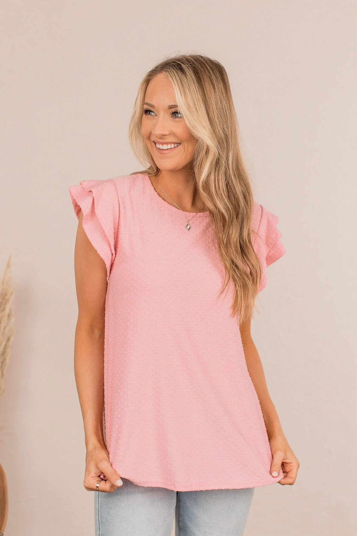 Comfortable In My Own Skin Top- Pink - Image 6