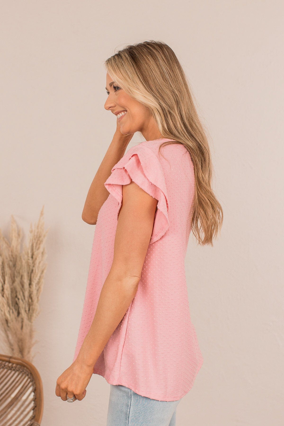 Comfortable In My Own Skin Top- Pink - Image 8