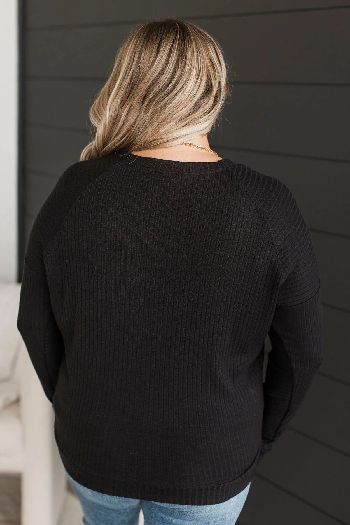 Considerably Cute Pullover Top- Black - Image 8
