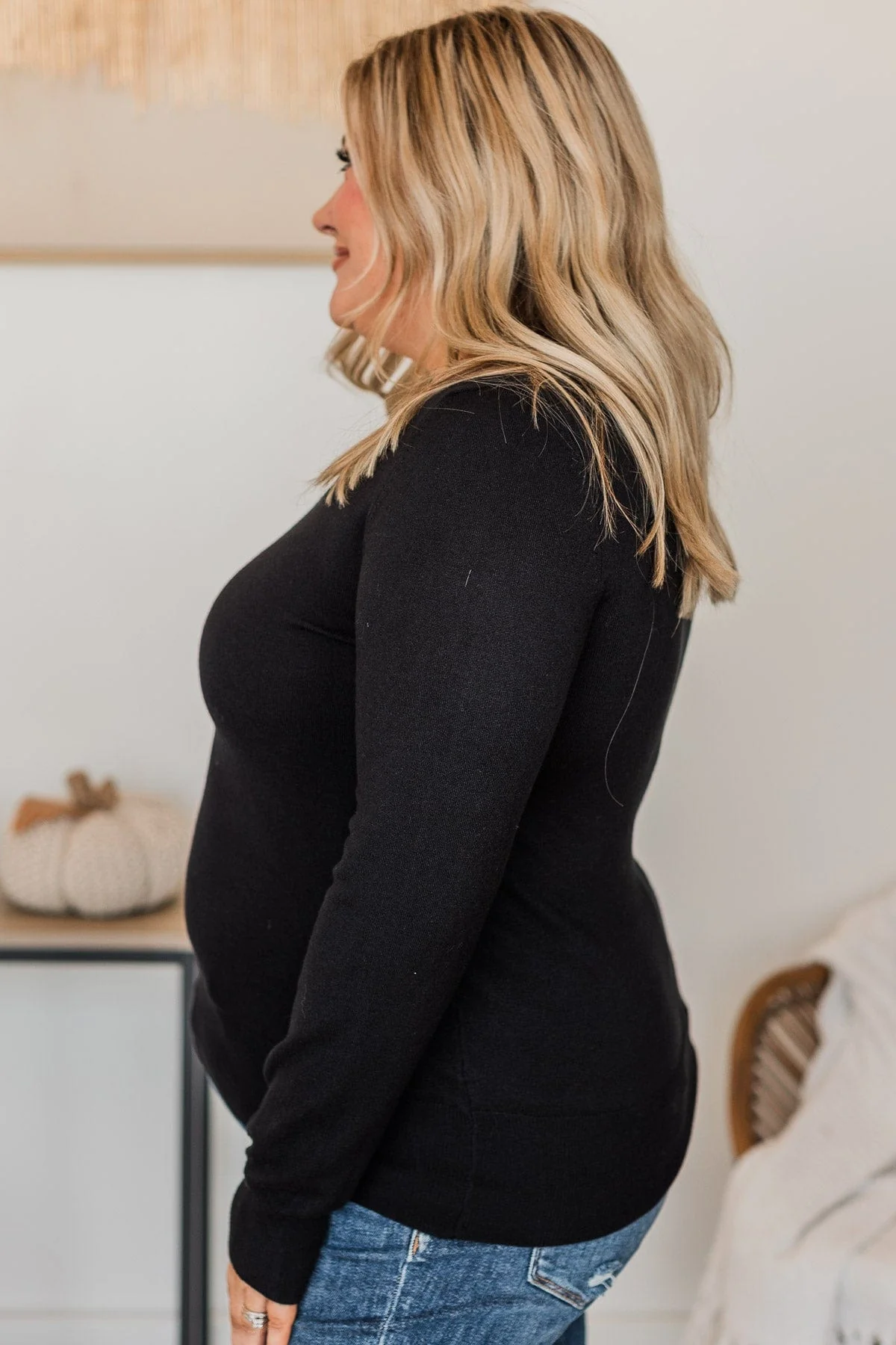 Copy That Knit Sweater- Black - Image 5