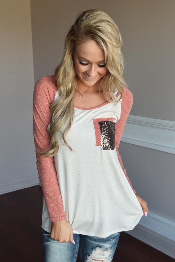 Coral Glam Top - Image 2