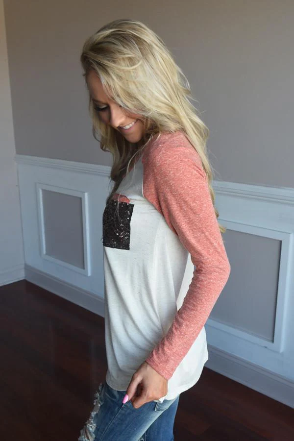 Coral Glam Top - Image 4