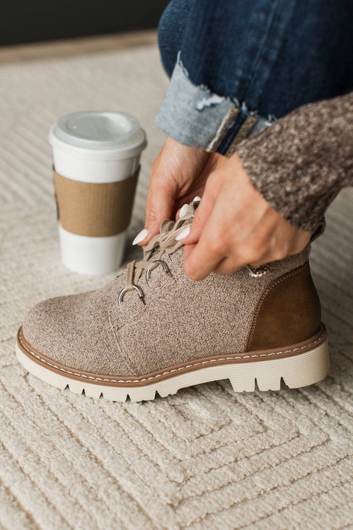 Corky's Campfire Boots- Sand - Image 3