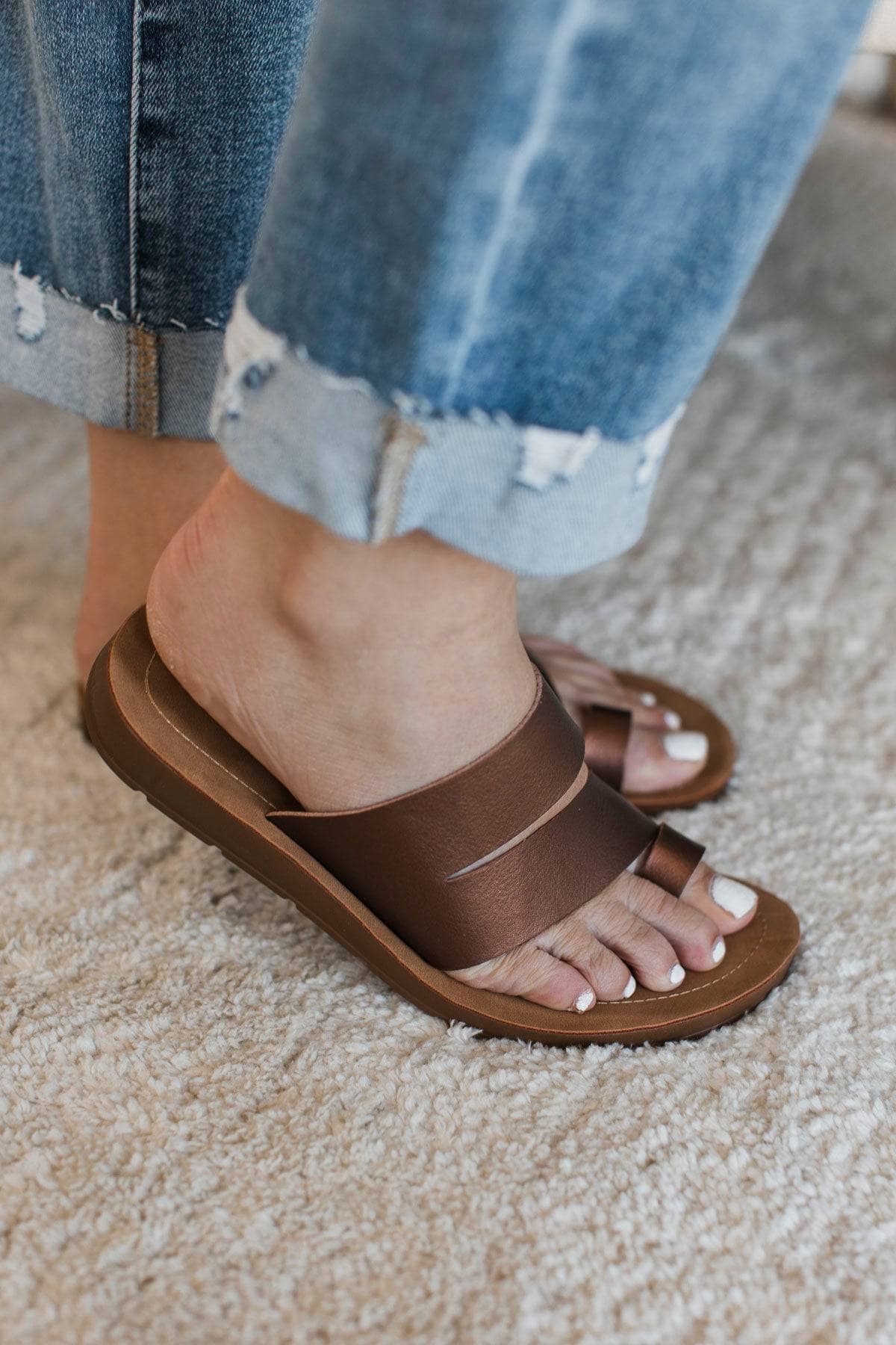 Corky's Just A Fling Sandals- Bronze - Image 3