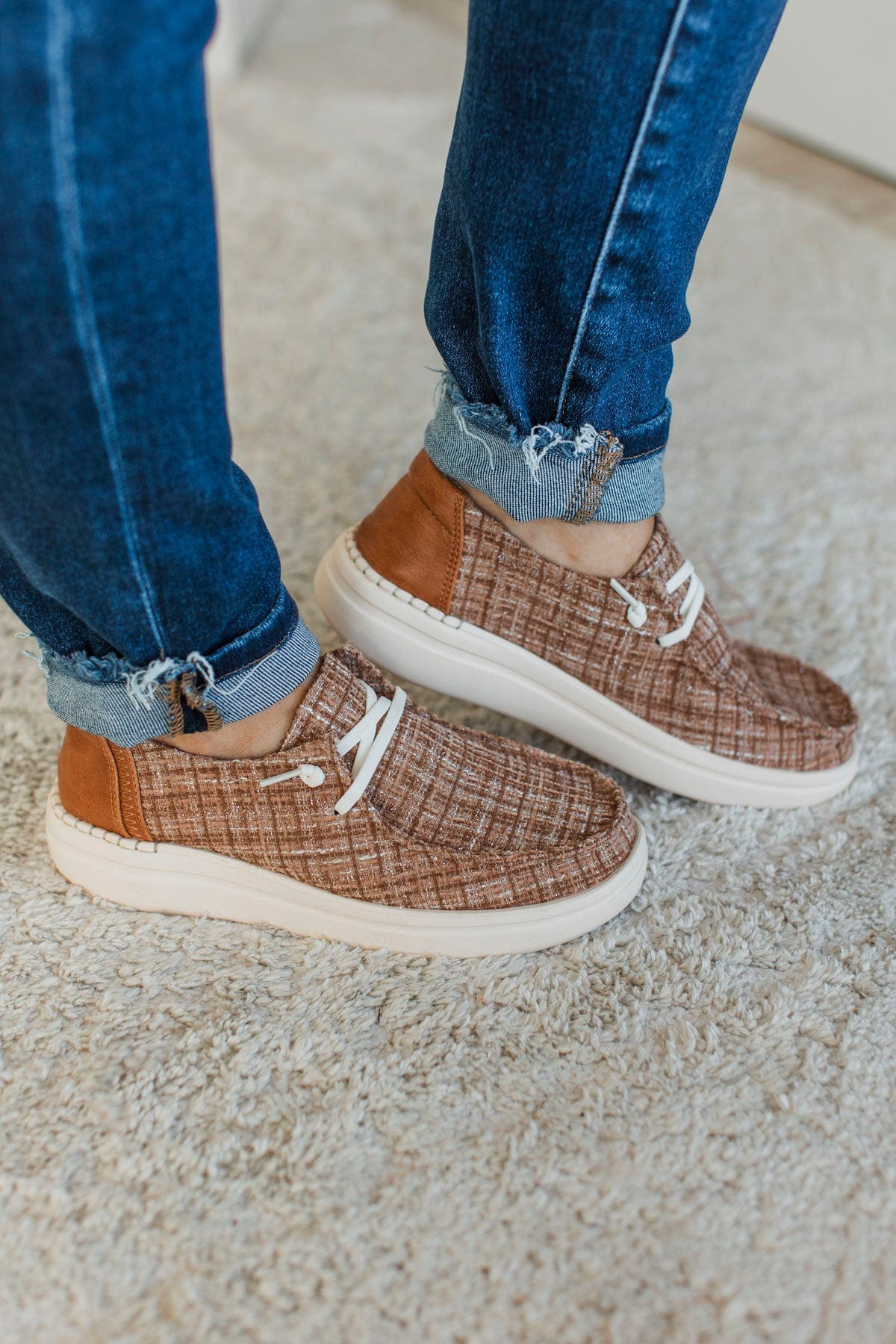 Corky's Kayak 2 Sneakers- Tan Tweed - Image 2
