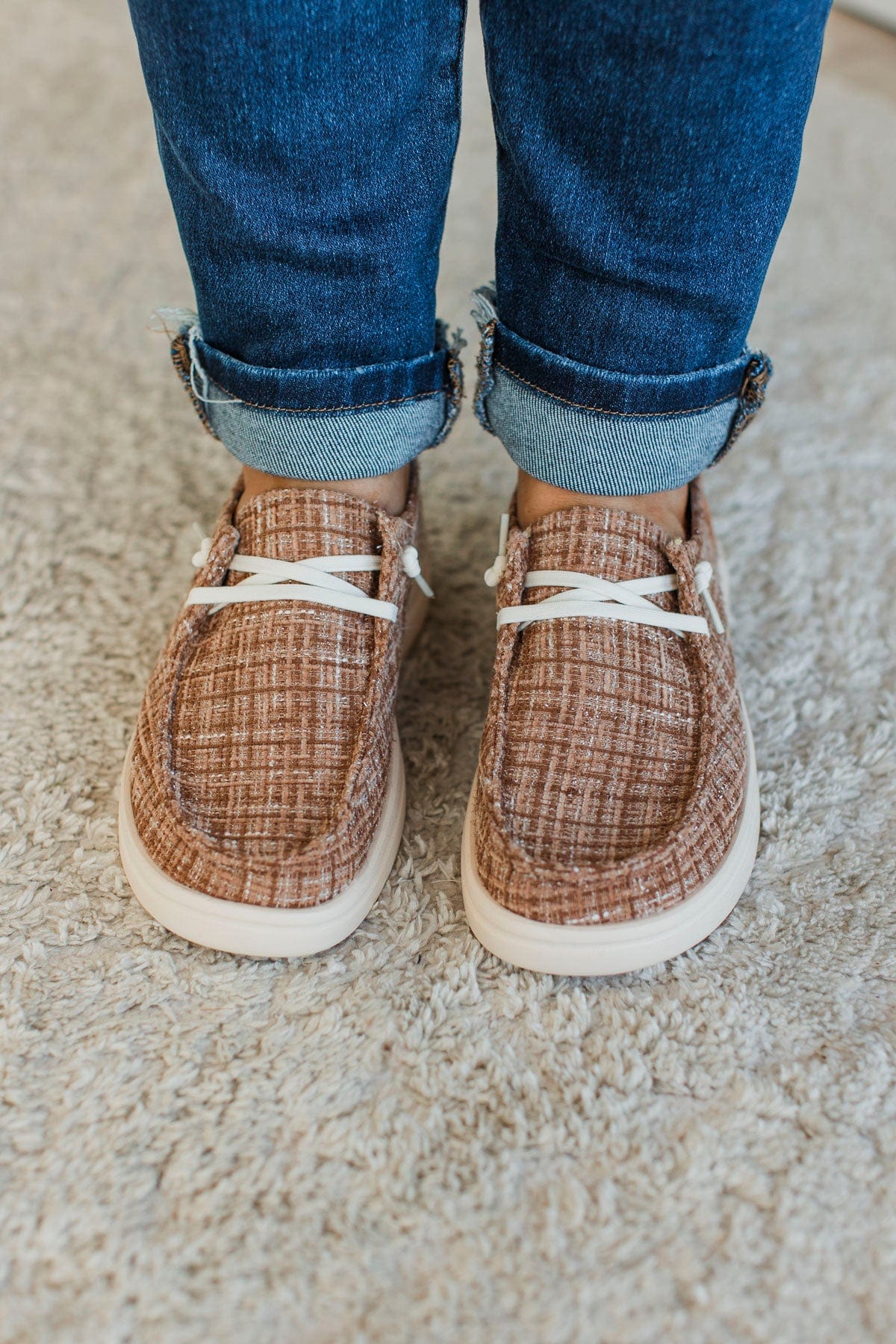 Corky's Kayak 2 Sneakers- Tan Tweed - Image 3