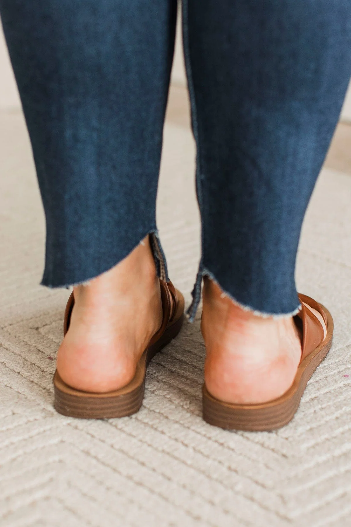 Corky's With A Twist Sandals- Cognac - Image 4