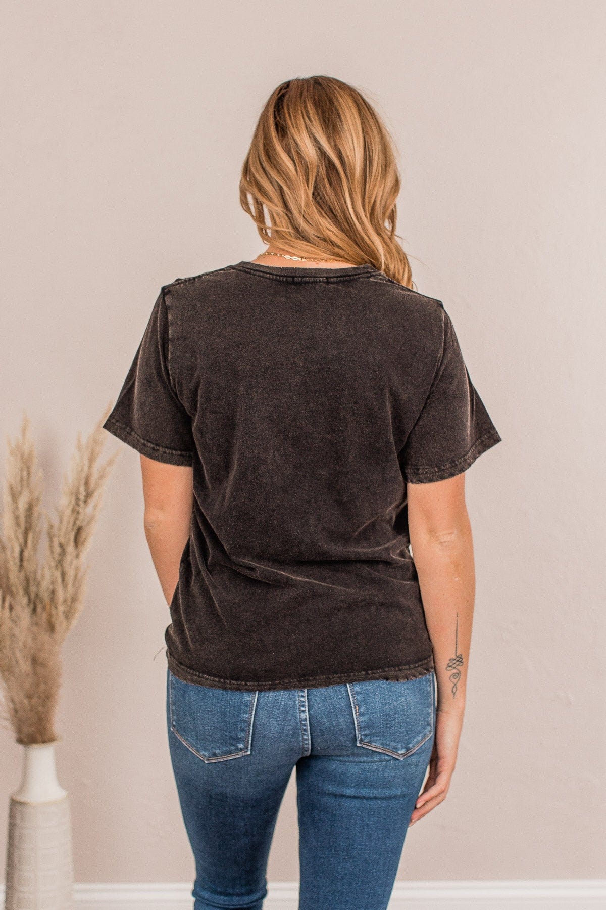 "Country Music" Graphic Tee- Charcoal - Image 7