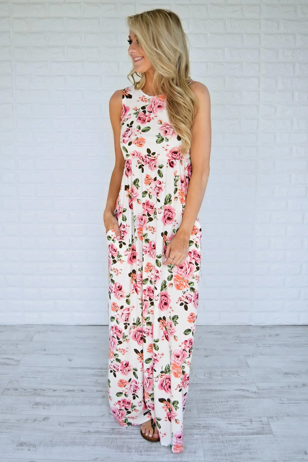 Courting Roses Maxi Dress - Image 3