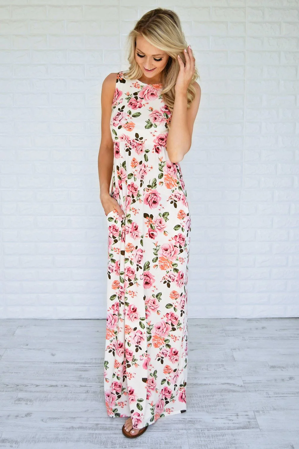 Courting Roses Maxi Dress - Image 4
