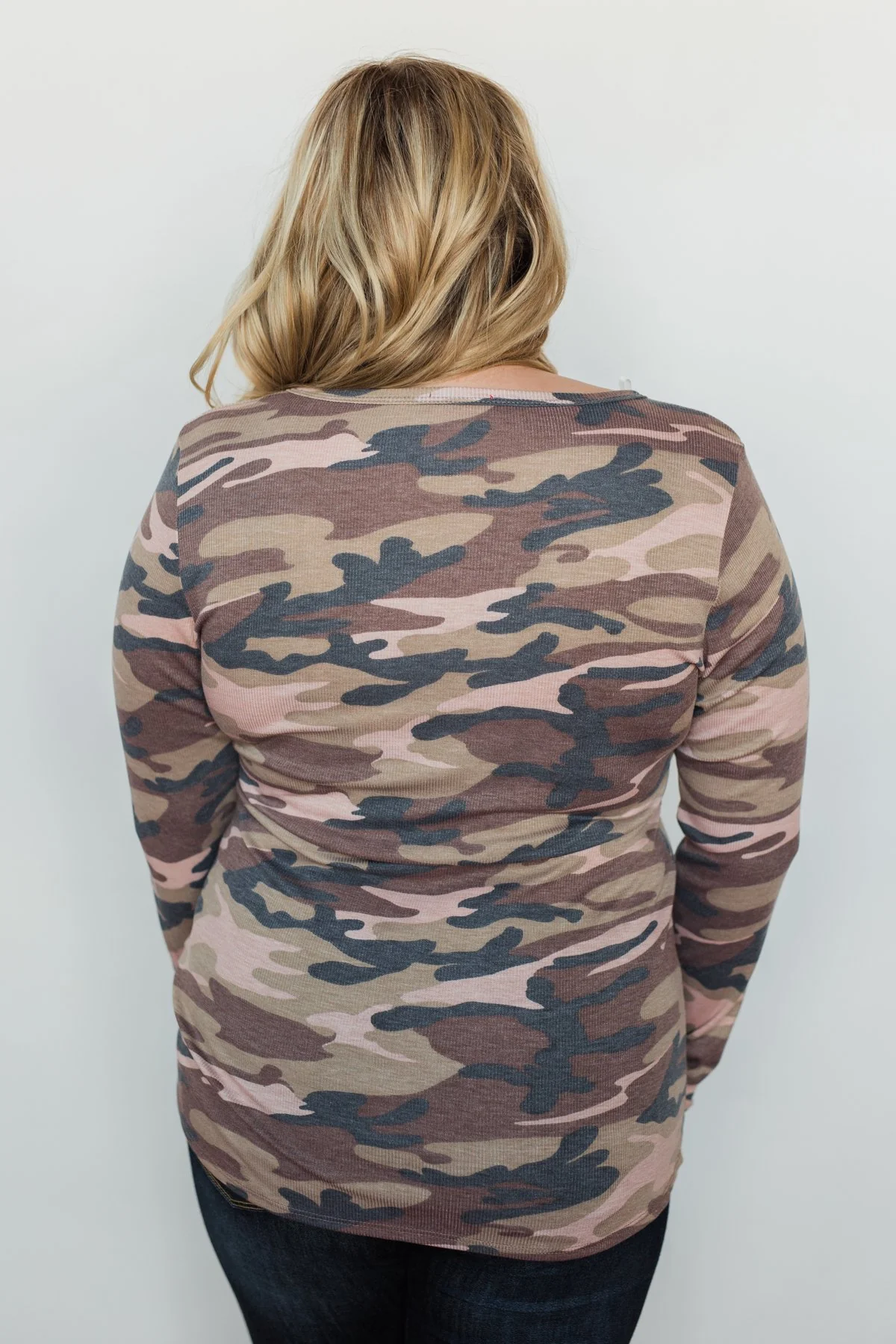 Covered in Camo 5-Button Henley Top - Image 12