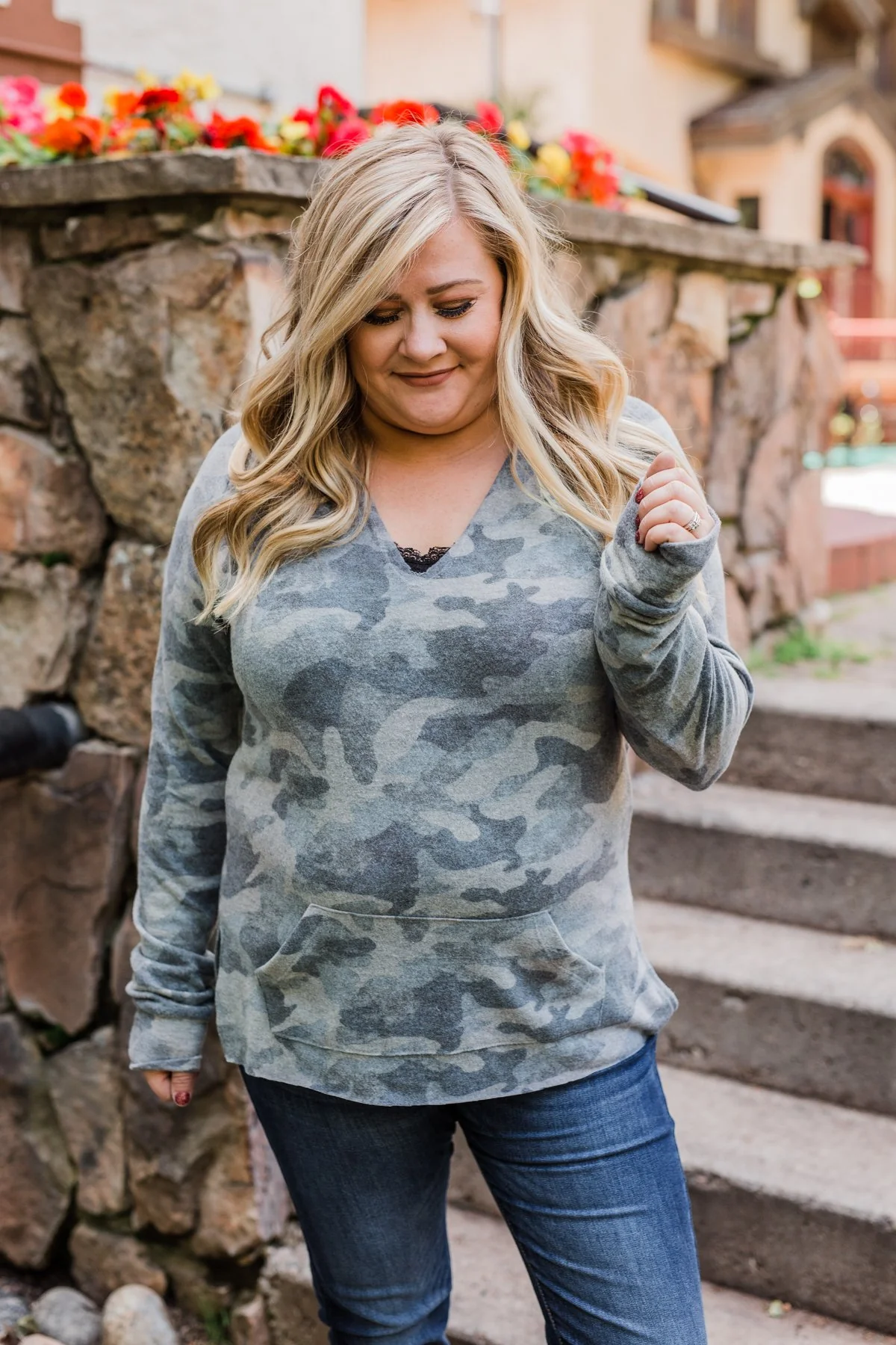 Cozy On The Couch Hoodie- Camo - Image 10