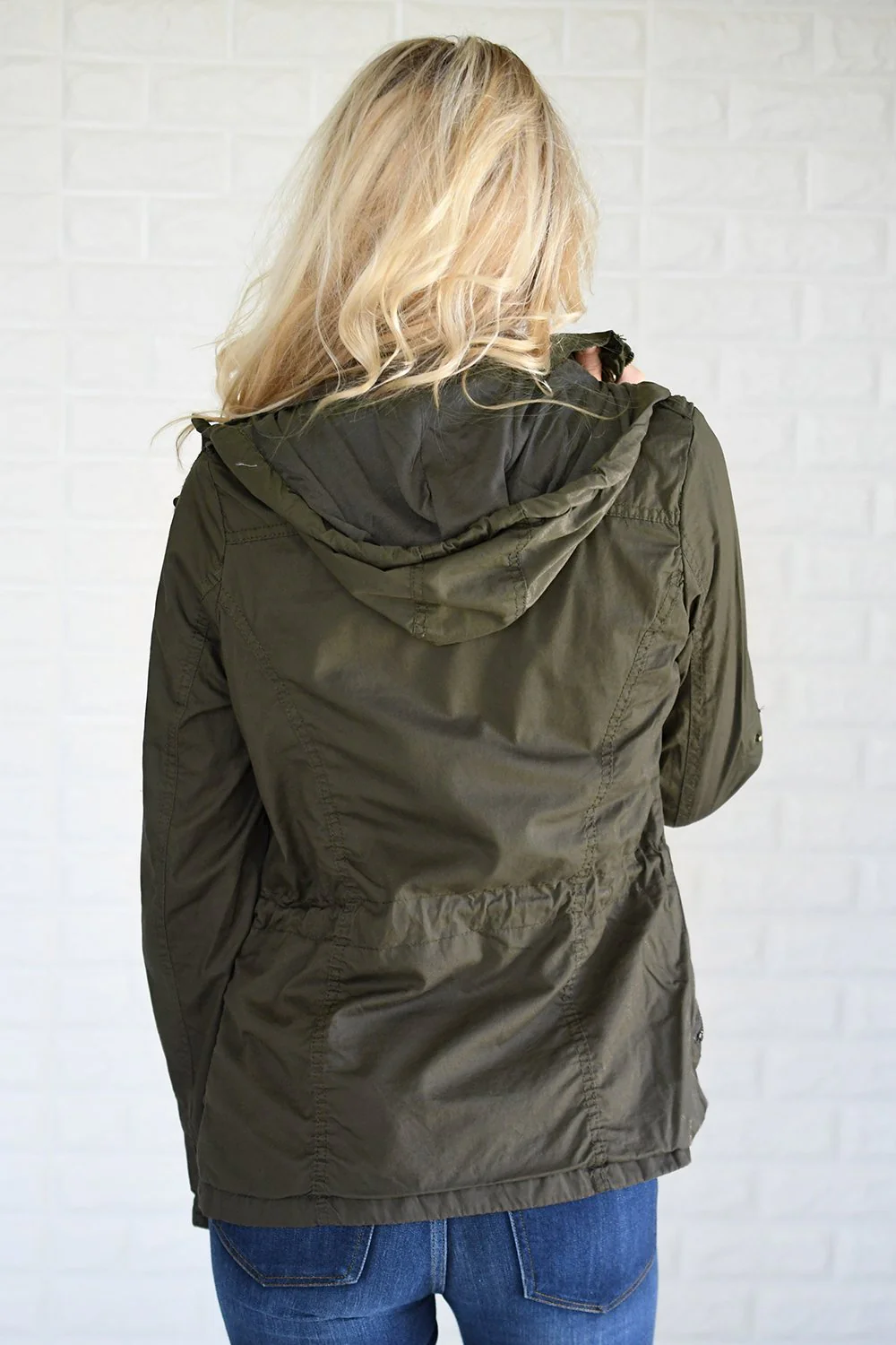 Crisp Leaves & Cool Breeze Fall Jacket ~ Olive - Image 4