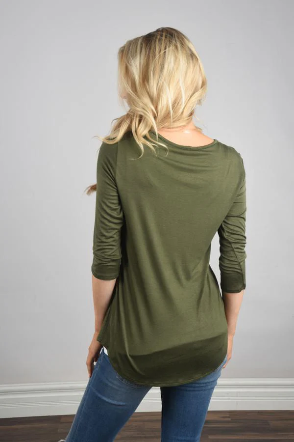 Criss Cross My Heart - Olive - Image 6