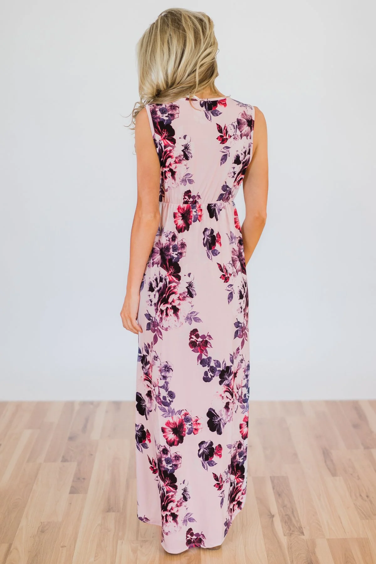 Crush On You Hi-Lo Maxi Dress- Pretty Pink - Image 10