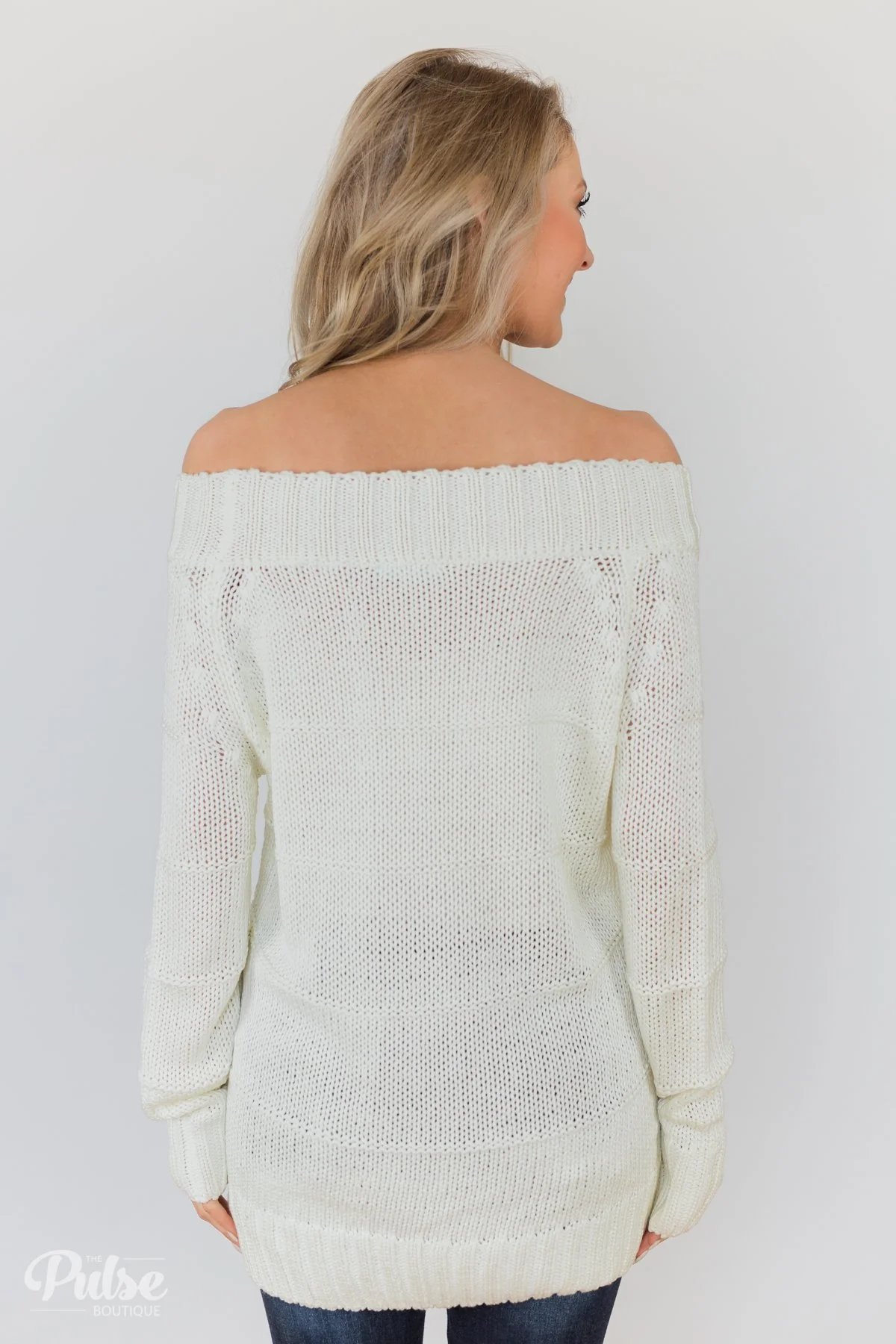 Cuddle Me Close Knitted Sweater- Ivory - Image 20