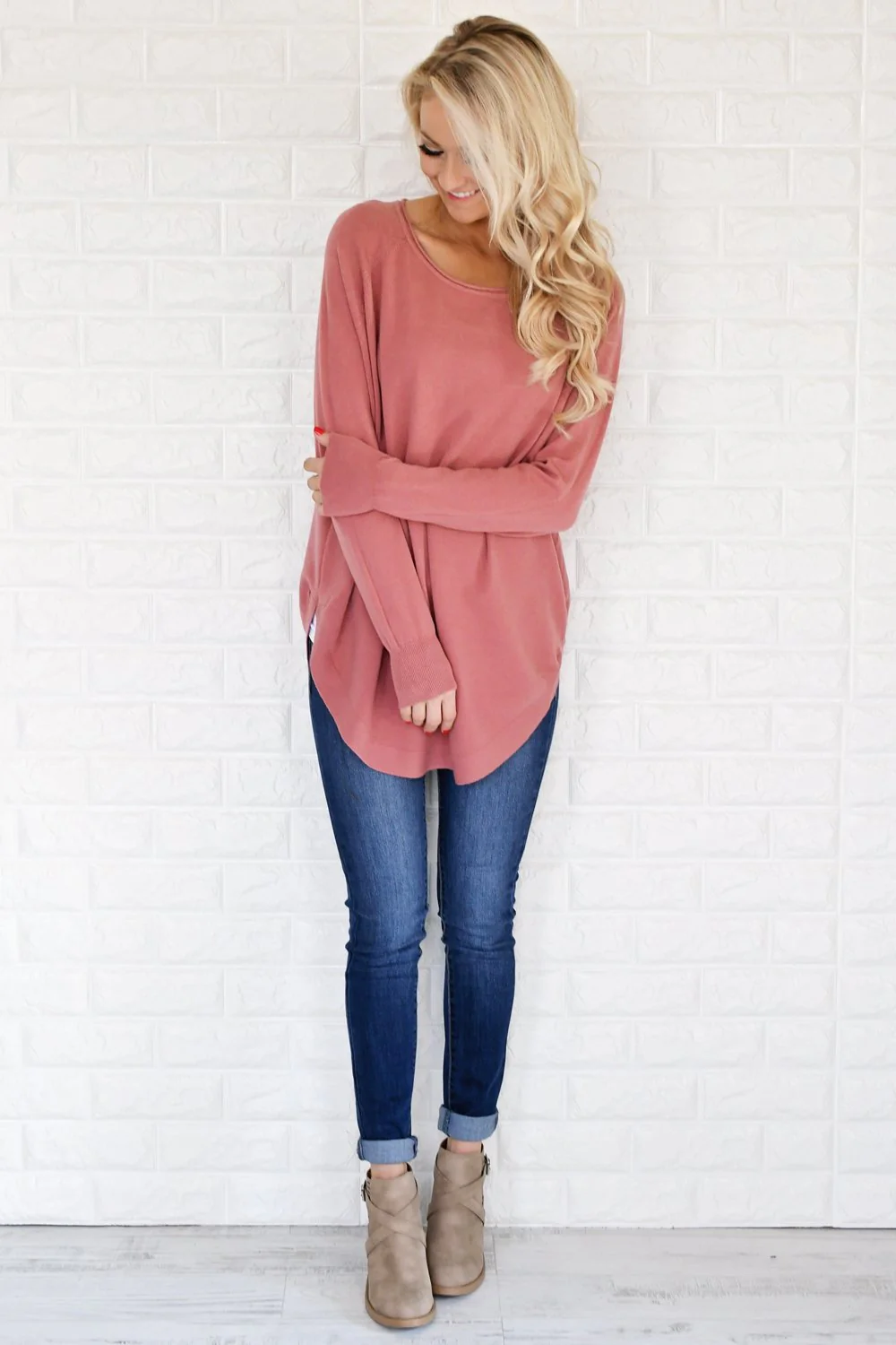 Cuddle Up Sweater ~ Soft Rose - Image 5