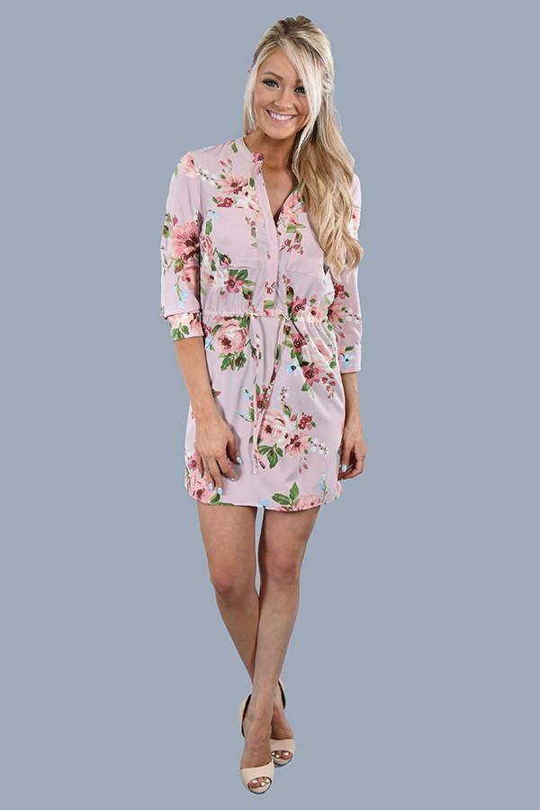 Dainty Beauty Mauve Dress - Image 3