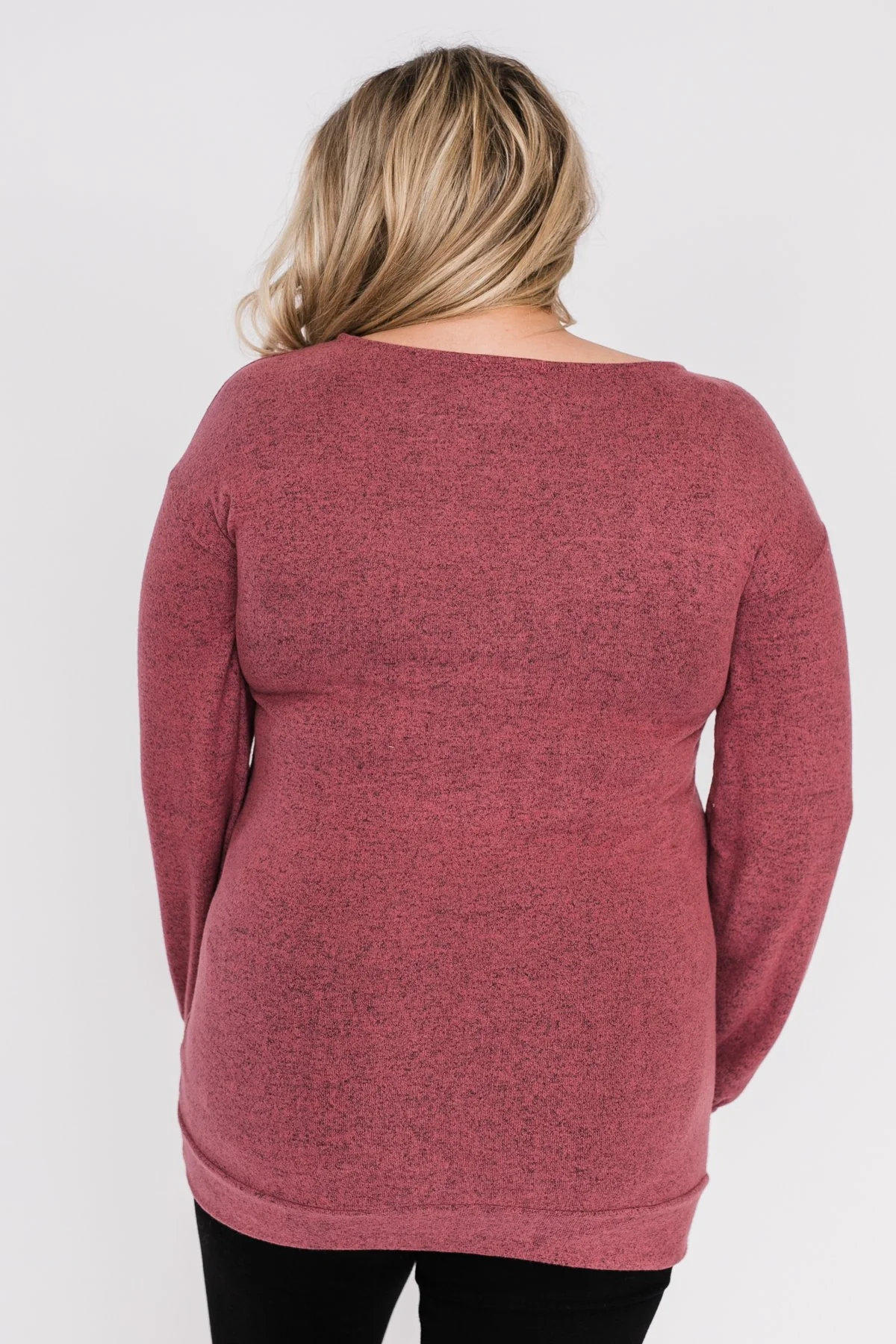 Dance The Day Away Criss Cross Top- Mauve - Image 10