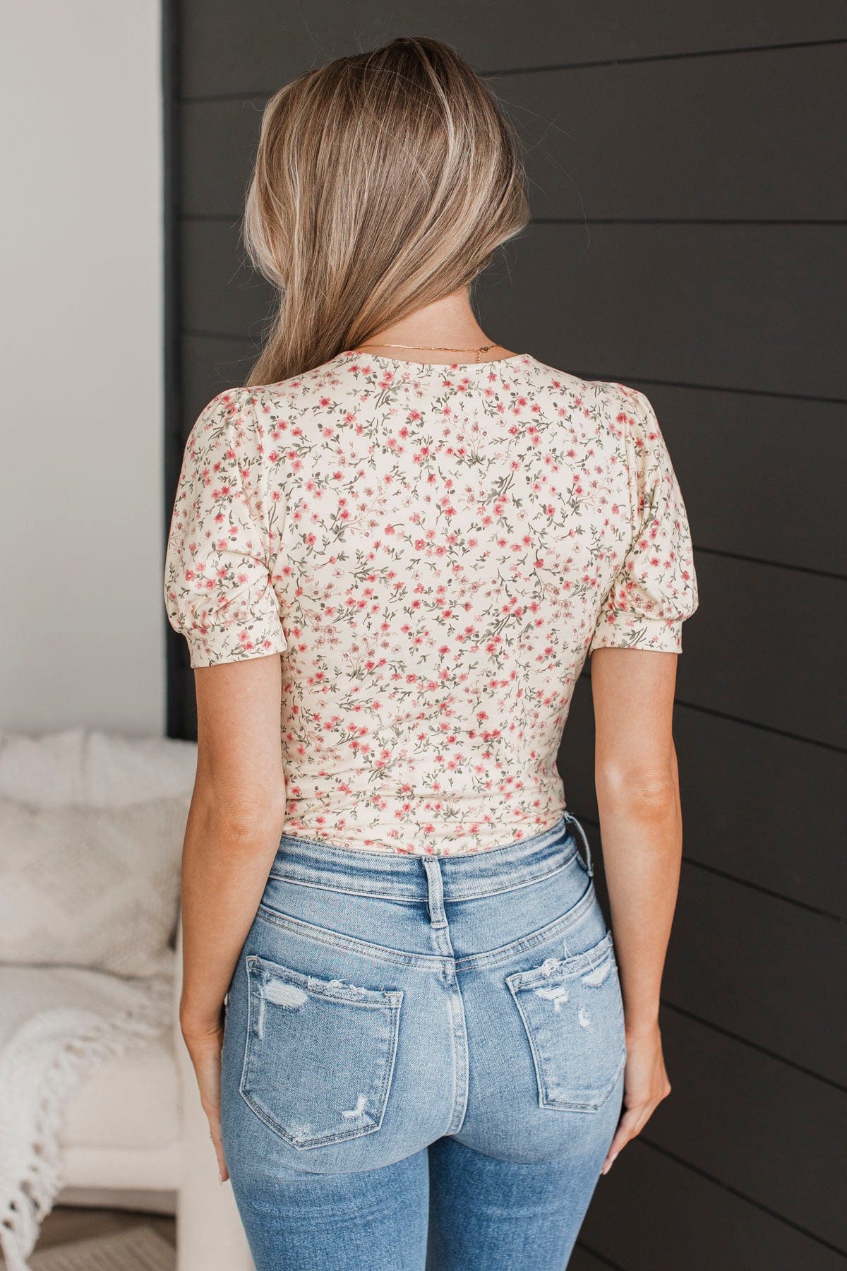 Dancing Queen Floral Bodysuit- Light Yellow - Image 7