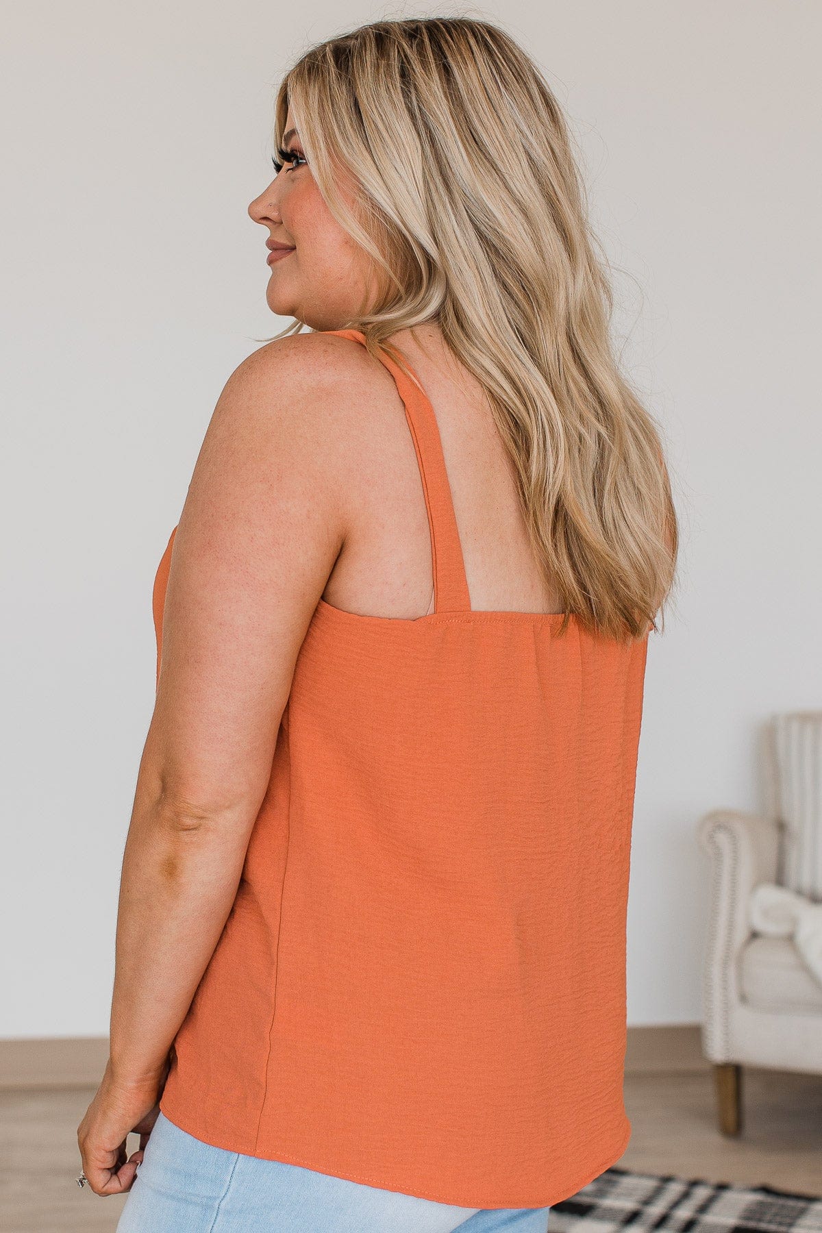 Dancing Through Life Tank- Burnt Orange - Image 7