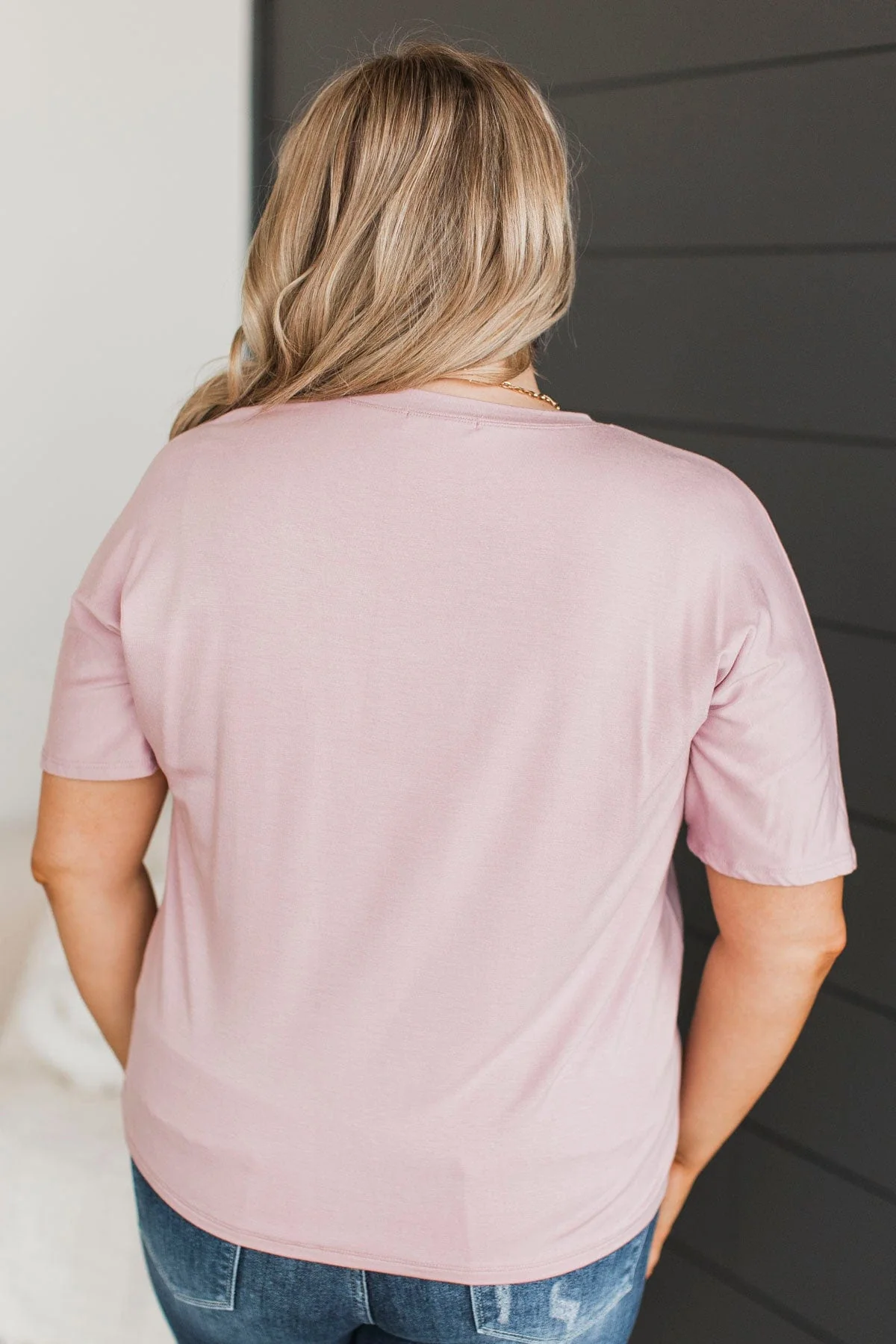 Daring You To Love Dolman Top- Dusty Lilac - Image 6