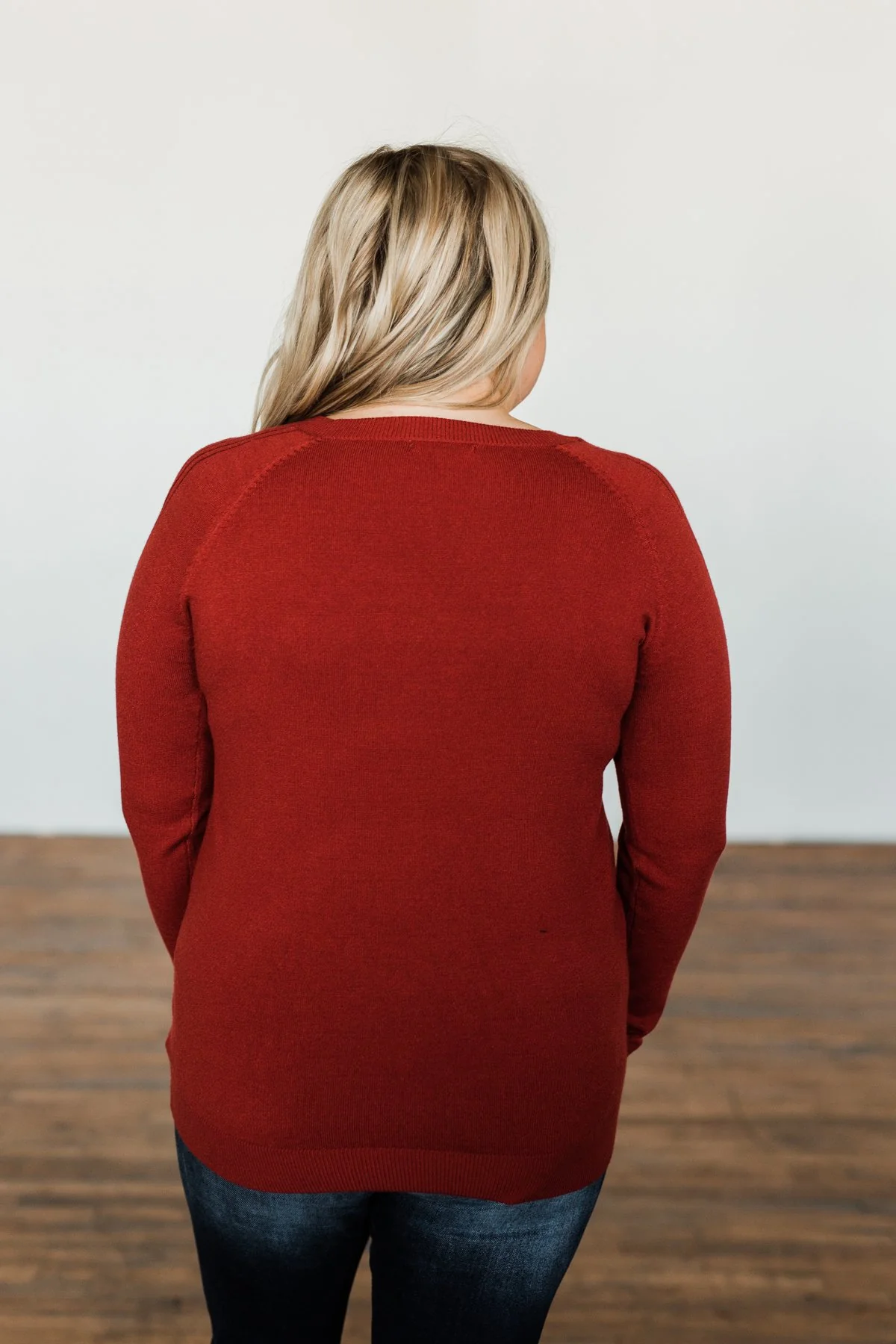 Darling Of Mine Knit Sweater- Crimson Red - Image 13