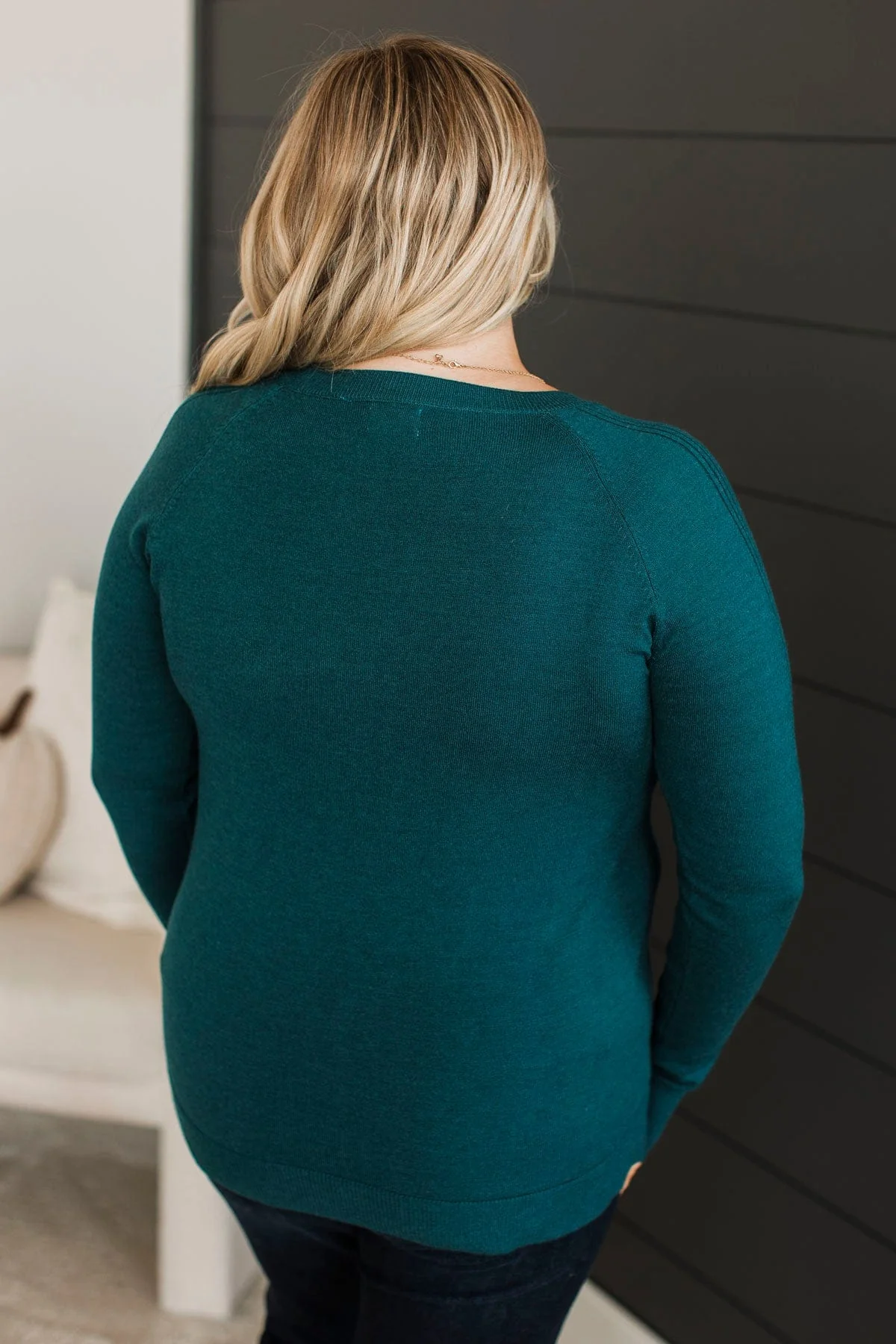Darling Of Mine Knit Sweater- Teal - Image 7